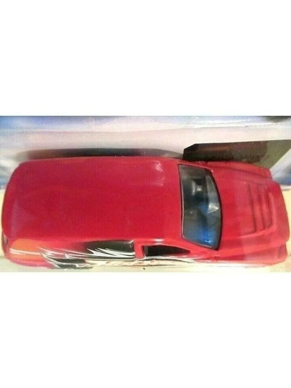 Vintage Die Cast Hot Wheels 2001 Fandango Red Metal Car NISP Factory Print ERROR
